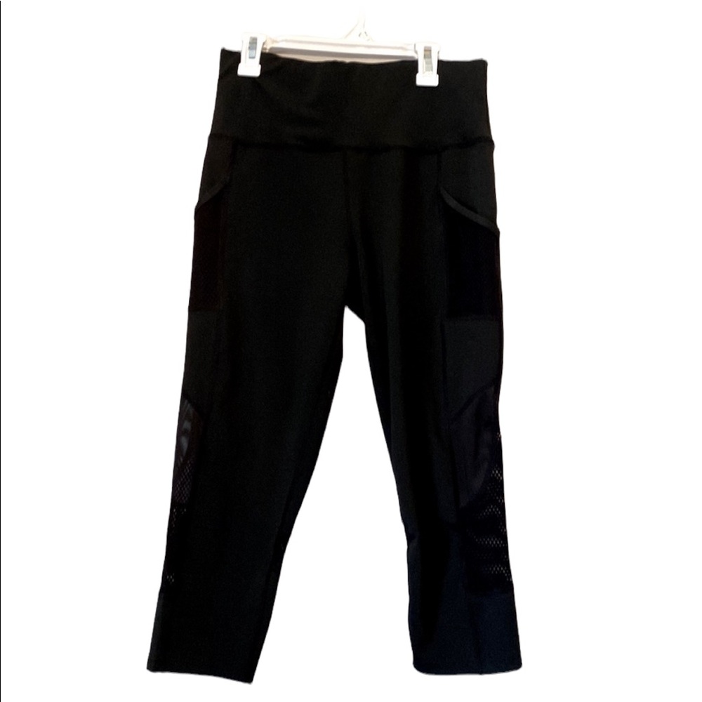 Rag Missy Black High Waisted Mesh Leggings